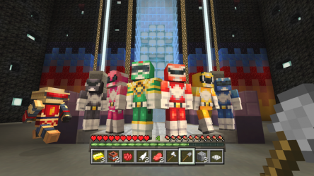 Image d'illustration pour l'article : Minecraft : Un pack de skins Power Rangers
