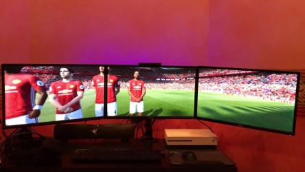 Image d'illustration pour l'article : FIFA 17 sur trois écrans, c'est quand même très classe