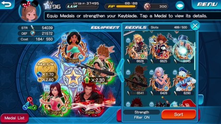 Image d'illustration pour l'article : Kingdom Hearts: Union χ est disponible en Europe, voici comment le télécharger
