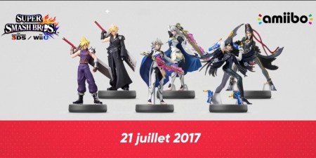 Image d'illustration pour l'article : De nouveaux amiibo annoncés : Cloud, Bayonetta, Corrin, Zelda, Splatoon et Pikmin