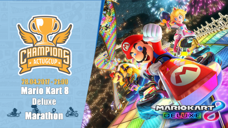 Image d'illustration pour l'article : ActuGCup Mario Kart 8 Deluxe - Le grand marathon !