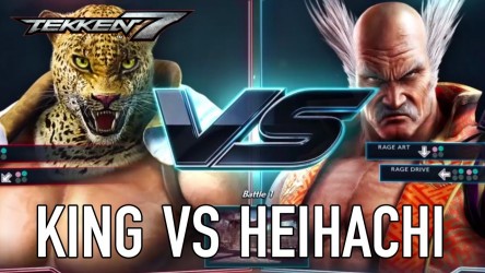 Image d'illustration pour l'article : Tekken 7 : Découvrez l'affrontement entre King et Heihachi en vidéo