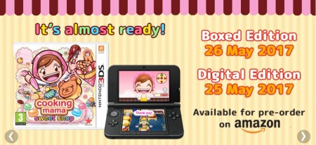 Image d'illustration pour l'article : Cooking Mama : Sweet Shop : Le dernier opus 3DS trouve sa date en Europe