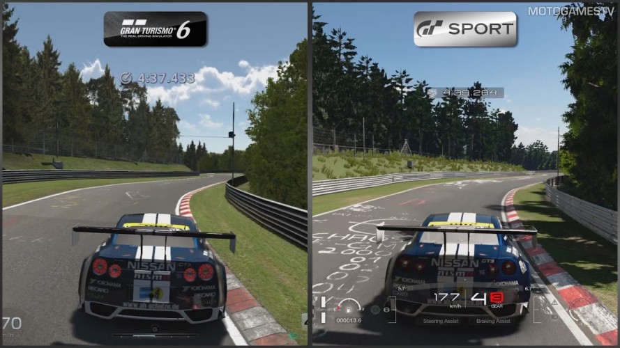 sværd der Aske Gran Turismo Sport (PS4) vs Gran Turismo 6 (PS3) : Le comparatif vidéo