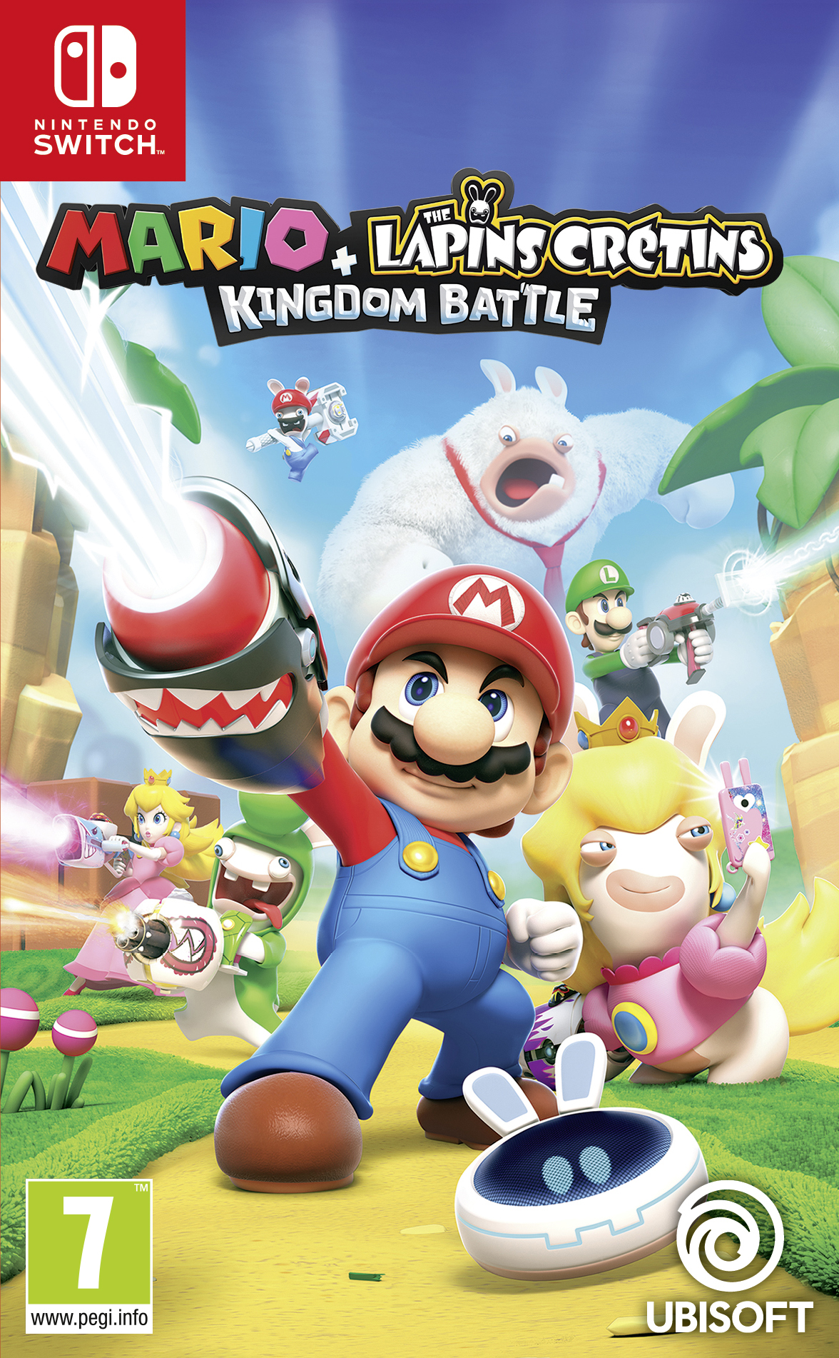 Jaquette Mario + Lapins Crétins Kingdom Battle