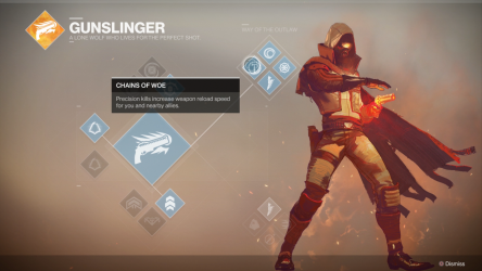 Image d'illustration pour l'article : Destiny 2 : Tous les talents de la nouvelle doctrine Chasseur Gunslinger