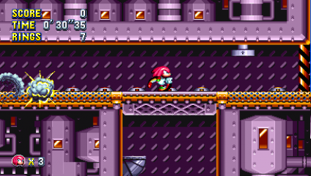Image d'illustration pour l'article : Sonic Mania : Visite guidée de la Flying Battery Zone avec Knuckles