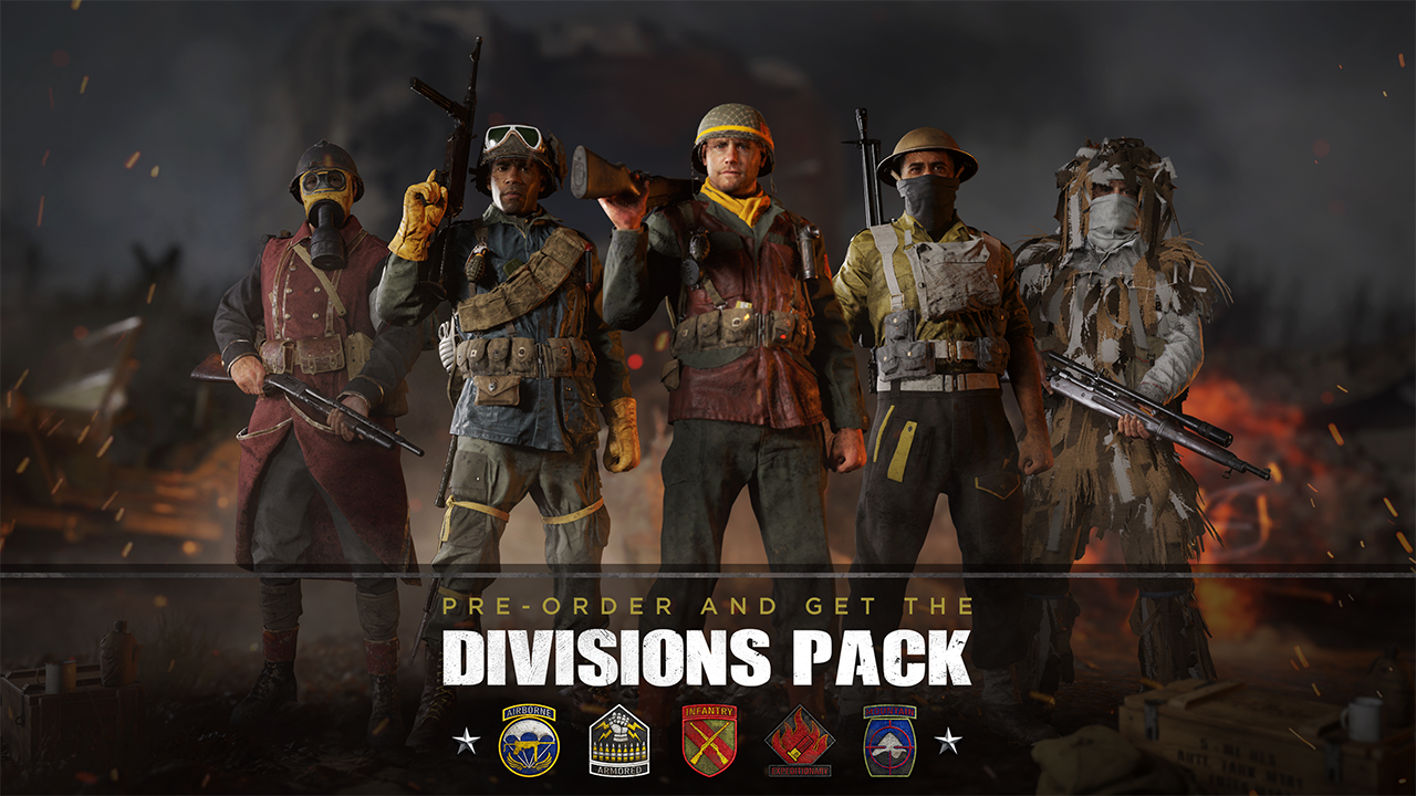 Call of duty wwii pack division carte multijoueur war mode 1