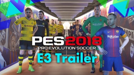 Image d'illustration pour l'article : E3 2017 : PES 2018, trailer de presque 5 minutes, Usain Bolt ambassadeur et bêta