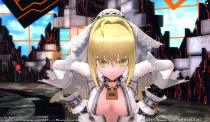 Image d'illustration pour l'article : Fate/Extella s'offre un trailer Switch pour le costume Unshackled Bride