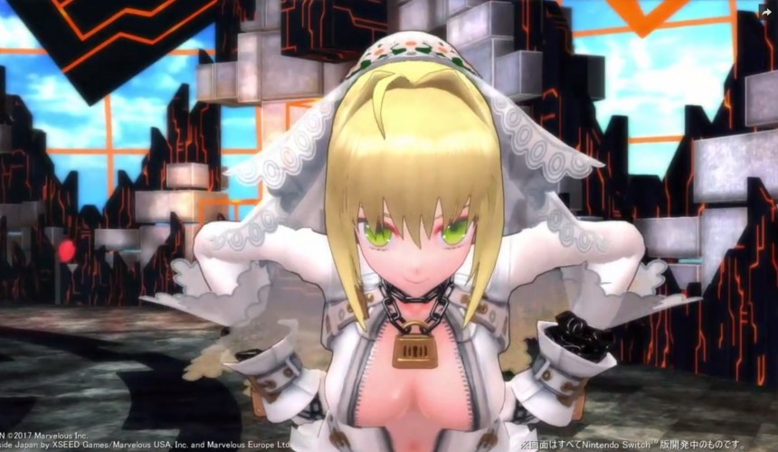 Fate extella trailer switch costume unshackled bride