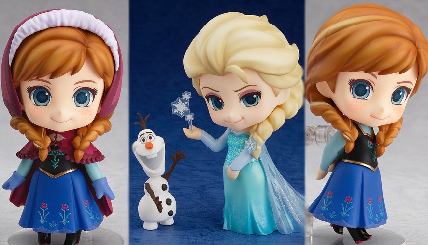 La Reine des Neiges : Réédition pour les figurines Nendoroid d'Anna et Elsa