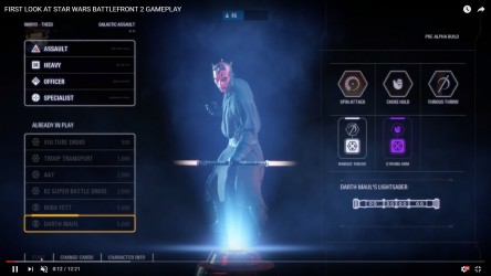 Image d'illustration pour l'article : Star Wars Battlefront 2 : Premier gameplay avec Rey et Darth Maul