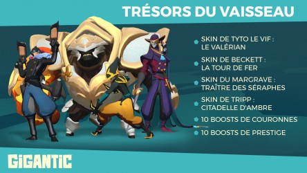 Image d'illustration pour l'article : Concours Gigantic : Des packs Trésors du vaisseau à gagner !