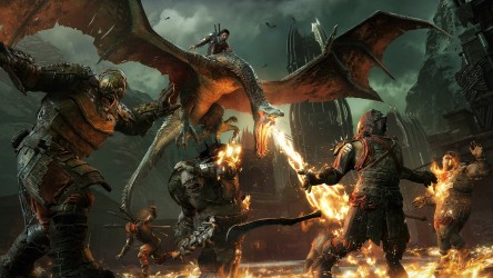 Image d'illustration pour l'article : Gamescom 2017 : L'ombre de la Guerre : Un nouveau trailer à dos de dragon