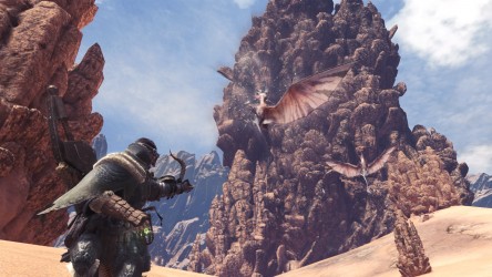 Image d'illustration pour l'article : Monster Hunter World : La zone du Désert des Termites se dévoile