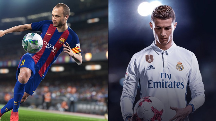 Image d\'illustration pour l\'article : Gamescom 2017 : FIFA 18 ou PES 2018 ? Notre comparatif pour savoir qui est le meilleur