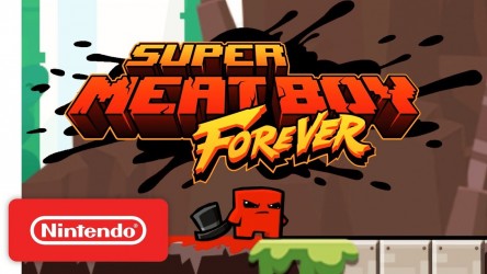 Image d'illustration pour l'article : Super Meat Boy Forever arrivera en premier sur Switch en 2018 et nouveau trailer