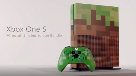 Image d'illustration pour l'article : Une Xbox One S aux couleurs de Minecraft annoncée