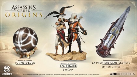 Image d'illustration pour l'article : Les nouveaux Ubicollectibles Assassin's Creed Origins sont disponibles en précommande
