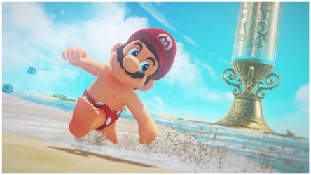 Image d'illustration pour l'article : Super Mario Odyssey : Le poids du jeu dévoilé