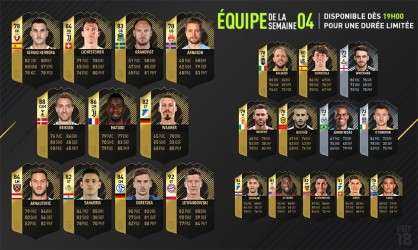 Image d'illustration pour l'article : FIFA 18 dévoile sa quatrième Team Of The Week !
