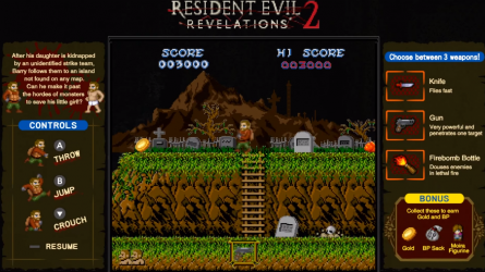 Image d'illustration pour l'article : Resident Evil Revelations 1 et 2 disposeront de mini-jeux rétro sur Switch