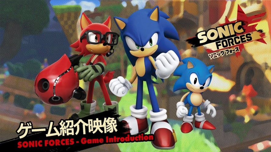 Image d\'illustration pour l\'article : Sonic Forces dévoile ses personnages et ses fonctionnalités dans un trailer japonais