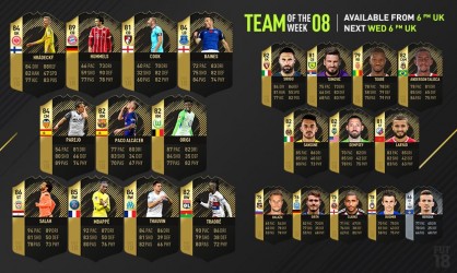 Image d'illustration pour l'article : FIFA 18 dévoile sa huitième Team Of The Week !