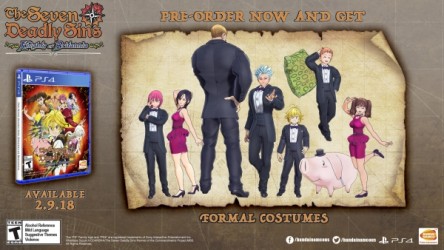 Image d'illustration pour l'article : Une date de sortie européenne pour The Seven Deadly Sins: Knights of Britannia