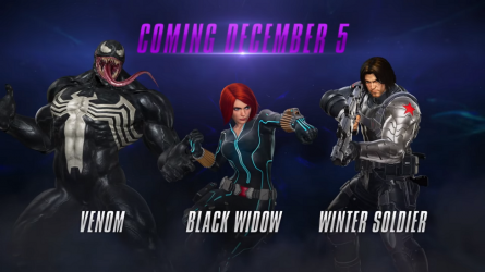 Image d'illustration pour l'article : Venom, Black Widow et le Winter Soldier rejoignent les rangs de Marvel vs Capcom Infinite