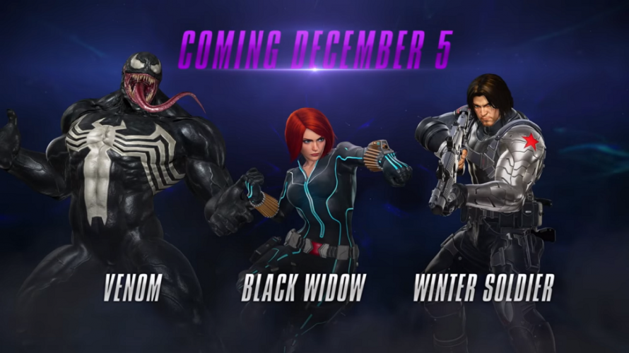 Image d\'illustration pour l\'article : Venom, Black Widow et le Winter Soldier rejoignent les rangs de Marvel vs Capcom Infinite