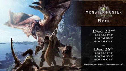 Image d'illustration pour l'article : Monster Hunter World : Une beta ouverte à tous annoncée sur PS4