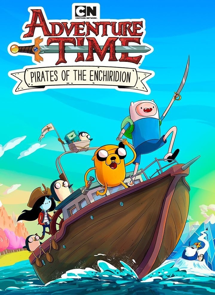 Adventure Time: Pirates of the Enchiridion jaquette finn jake bateau