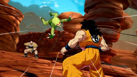 Image d'illustration pour l'article : Dragon Ball FighterZ : Gotenks, Beerus, Gohan et Goku (SSGSS) en action