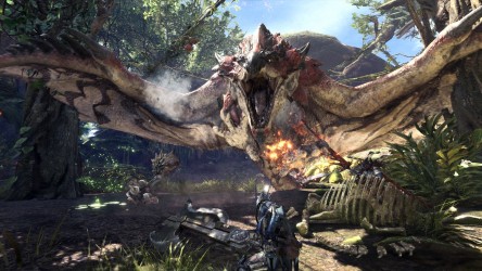 Image d'illustration pour l'article : Durée de vie Monster Hunter World : Comptez environ 50 heures pour l'histoire