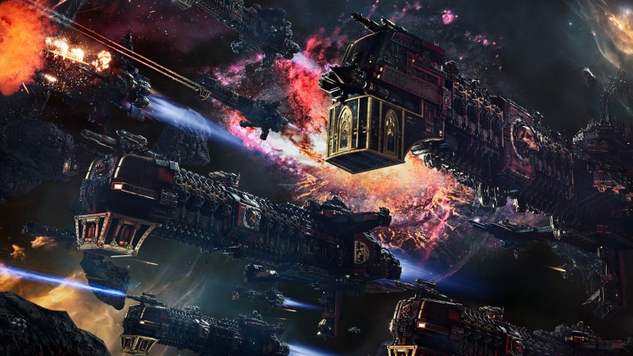 Image d\'illustration pour l\'article : Battlefleet Gothic : Armada 2 révélé dans un premier trailer grandiose