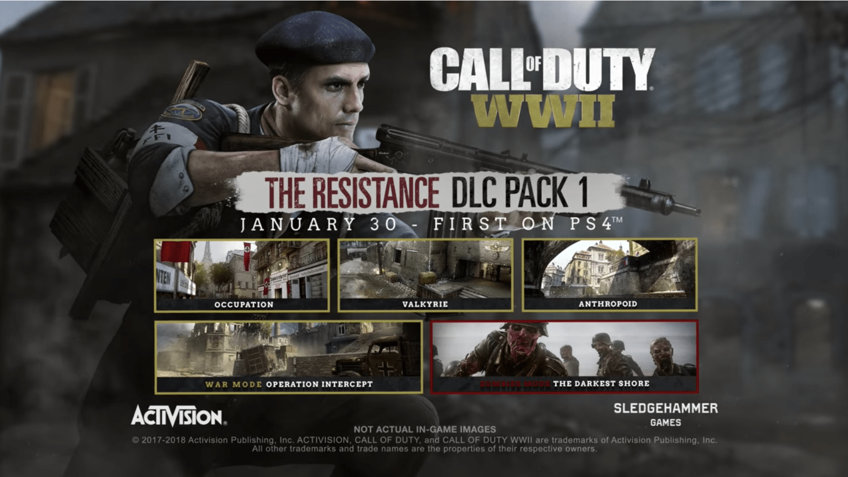 Call of Duty WWII THE RESISTANCE 1