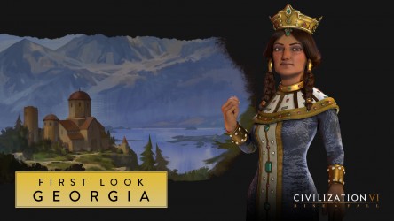 Image d'illustration pour l'article : Civilization VI : Rise and Fall : Tamar à la tête de la Georgie présenté en vidéo