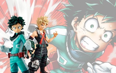 Image d'illustration pour l'article : My Hero Academia : Izuku Midoriya et Katsuki Bakugo se montrent en figurines