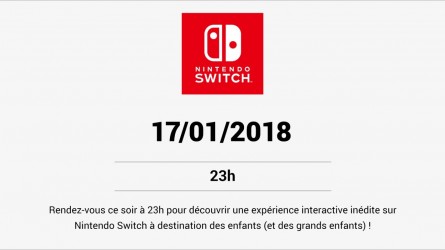Image d'illustration pour l'article : Nintendo nous donne rendez-vous à 23 heures pour découvrir une expérience interactive inédite