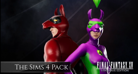 Image d'illustration pour l'article : Un pack Les Sims 4 débarque dans Final Fantasy XV