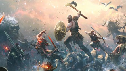 Image d'illustration pour l'article : God of War : Kratos fracasse des mâchoires dans un extrait en 4K