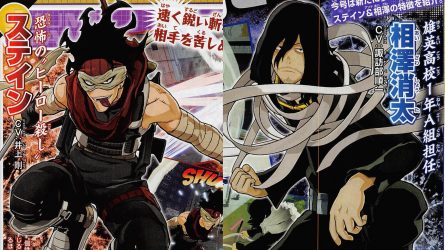 Image d'illustration pour l'article : Stain et Eraserhead rejoignent My Hero Academia : One's Justice