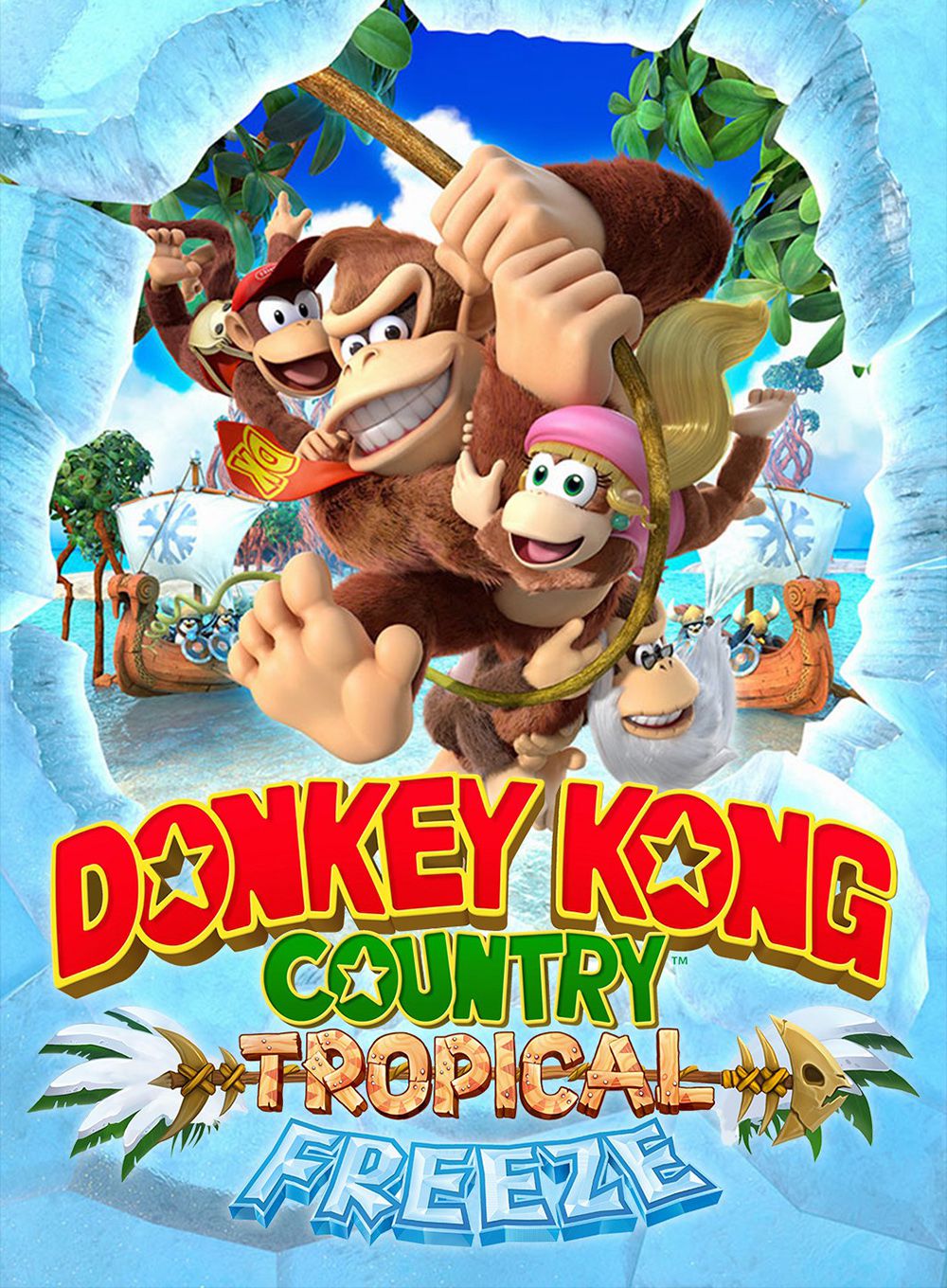 Donkey Kong Country : Tropical Freeze jaquette