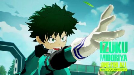 Image d'illustration pour l'article : My Hero Academia : One's Justice rassemble ses héros dans un trailer explosif