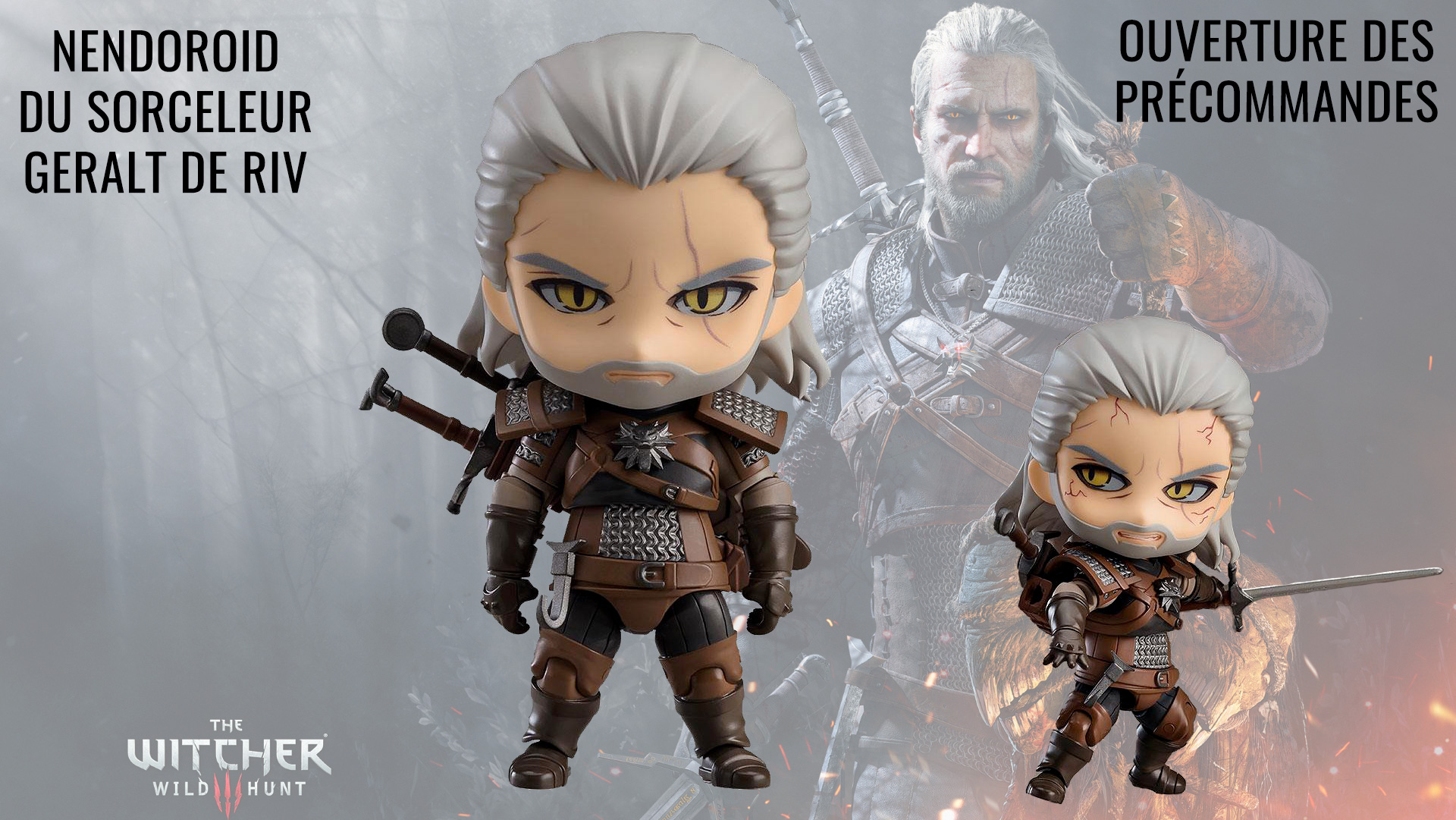 Figurine geralt the witcher 3 nendoroid
