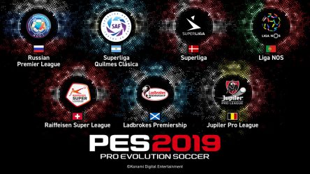 Image d'illustration pour l'article : PES 2019 se rebelle et signe sept nouveaux championnats