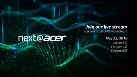 Image d'illustration pour l'article : Next@Acer 2018 : Suivez la conférence Acer avec nous