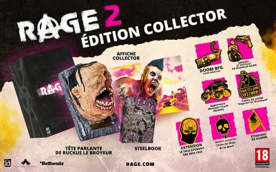 Image d'illustration pour l'article : E3 2018 : Rage 2 nous présente son édition collector déjantée
